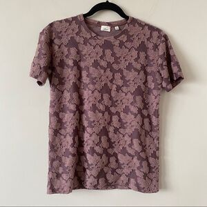 ARITIZA “Wilfred” Tarascon Mauve Raw Hem Top